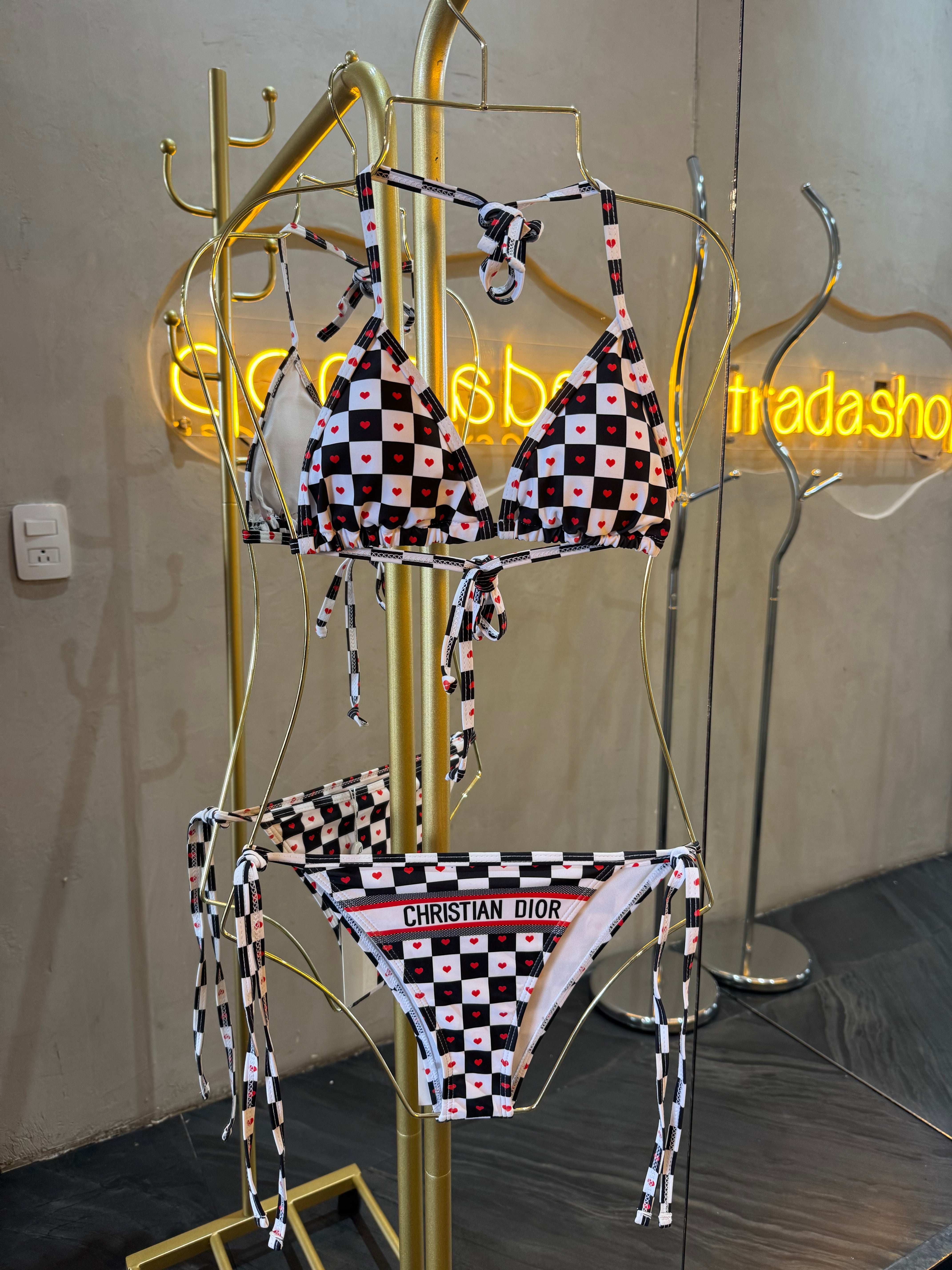 Traje de baño 2 piezas, corazón